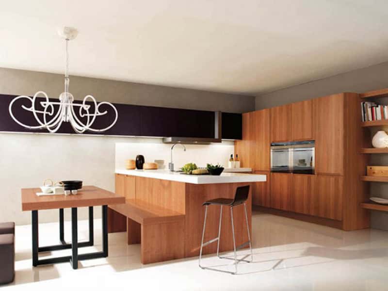22 Minimalistic Wooden Kitchen Designs 12