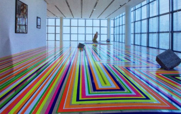 20 Colorful Floor Designs