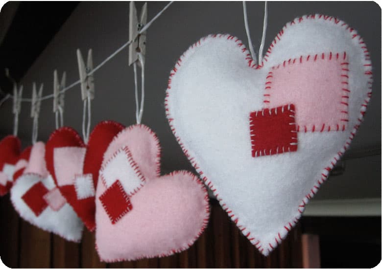 Easy DIY Heart Garland 14
