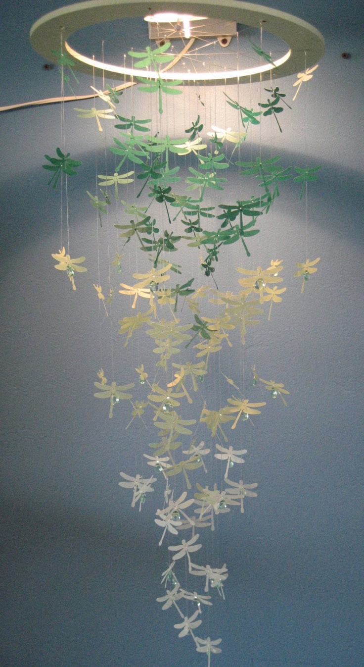 25 Creative DIY Chandeliers Made Out of Paper 14
