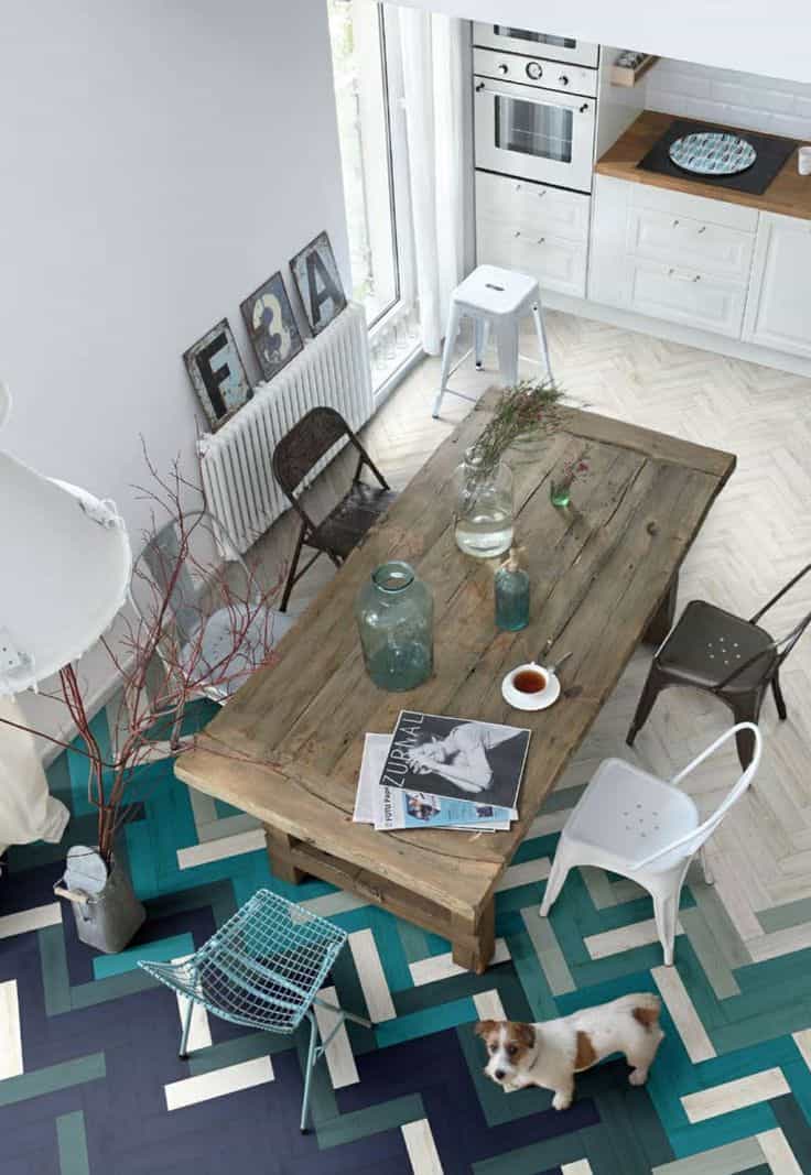 20 Colorful Floor Designs 15