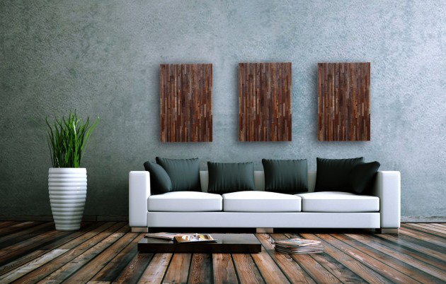 16 Magnificent Examples of Reclaimed Wood Wall Art
