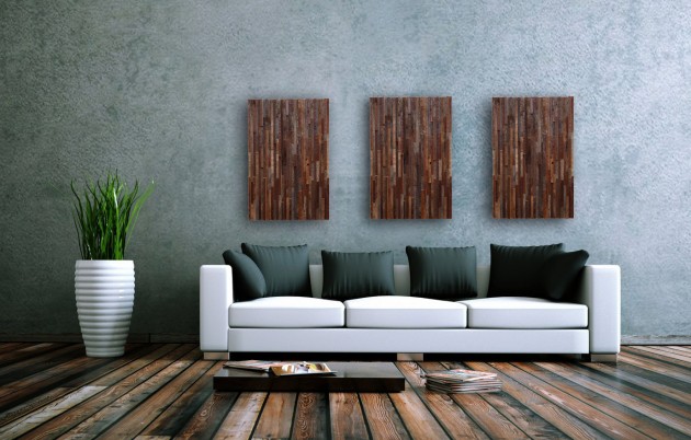 16 Magnificent Examples of Reclaimed Wood Wall Art (13)