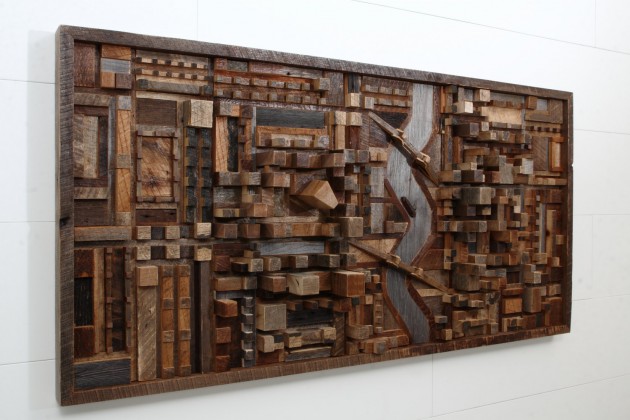 16 Magnificent Examples of Reclaimed Wood Wall Art (3)