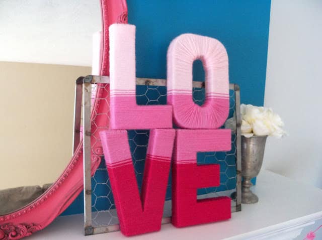 Cute Love Yarn Letters 17