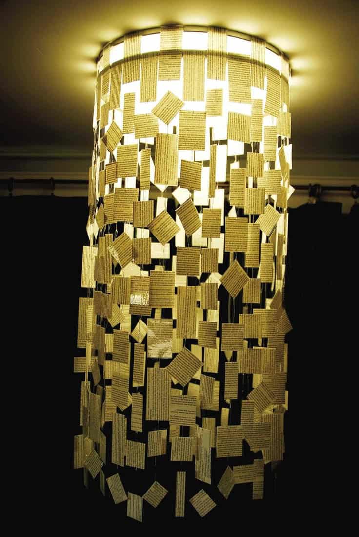 25 Creative DIY Chandeliers Made Out of Paper 18