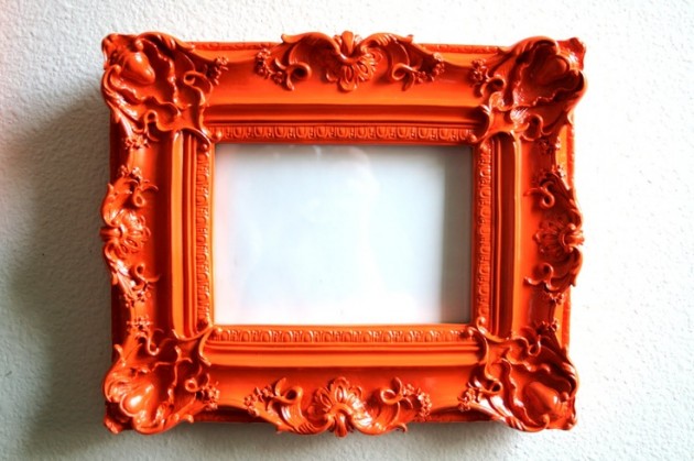 30 beautiful painted vintage picture frames