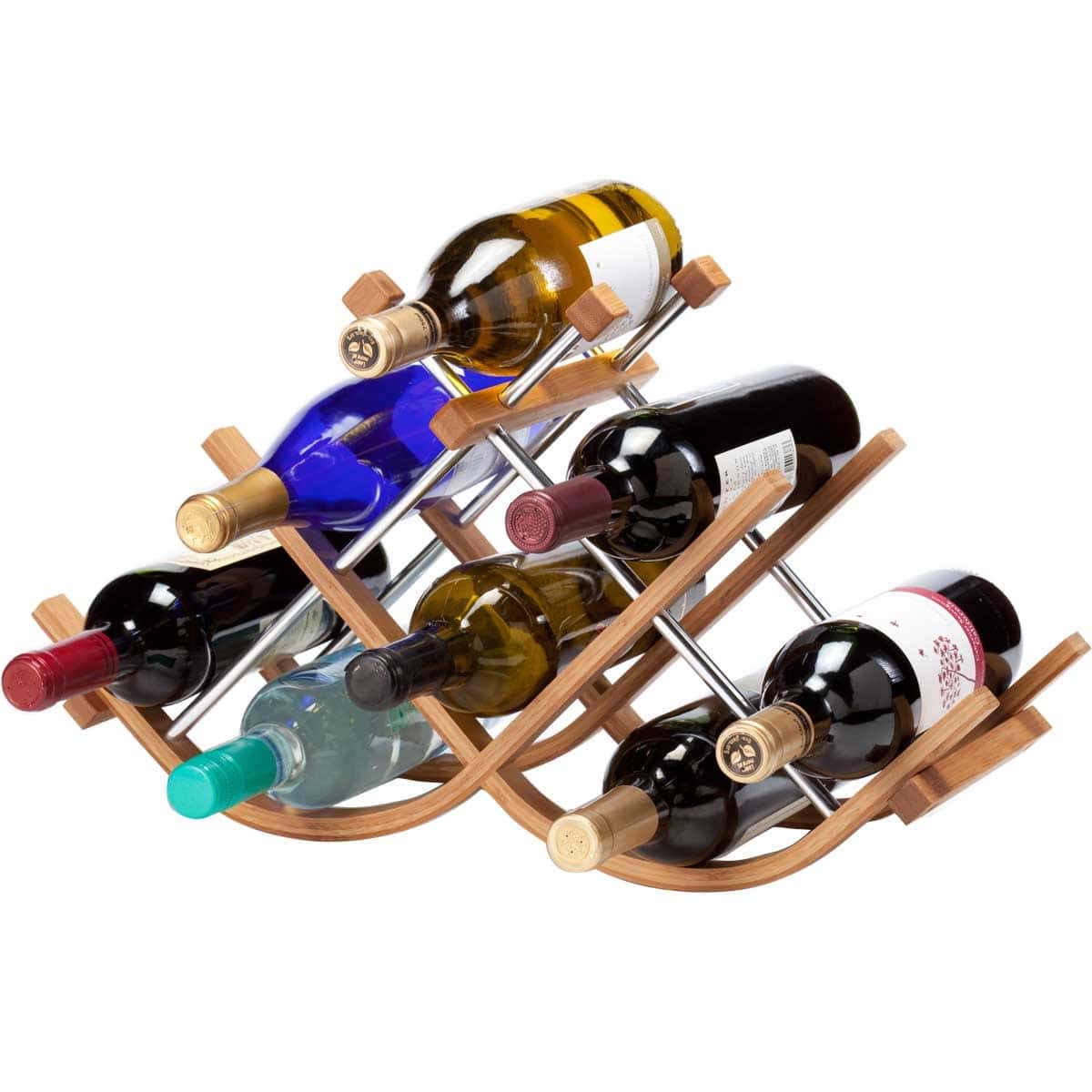 Bamboo Lotus Wine Rack 19 Elegant Wine Rack Design Ideas (18)