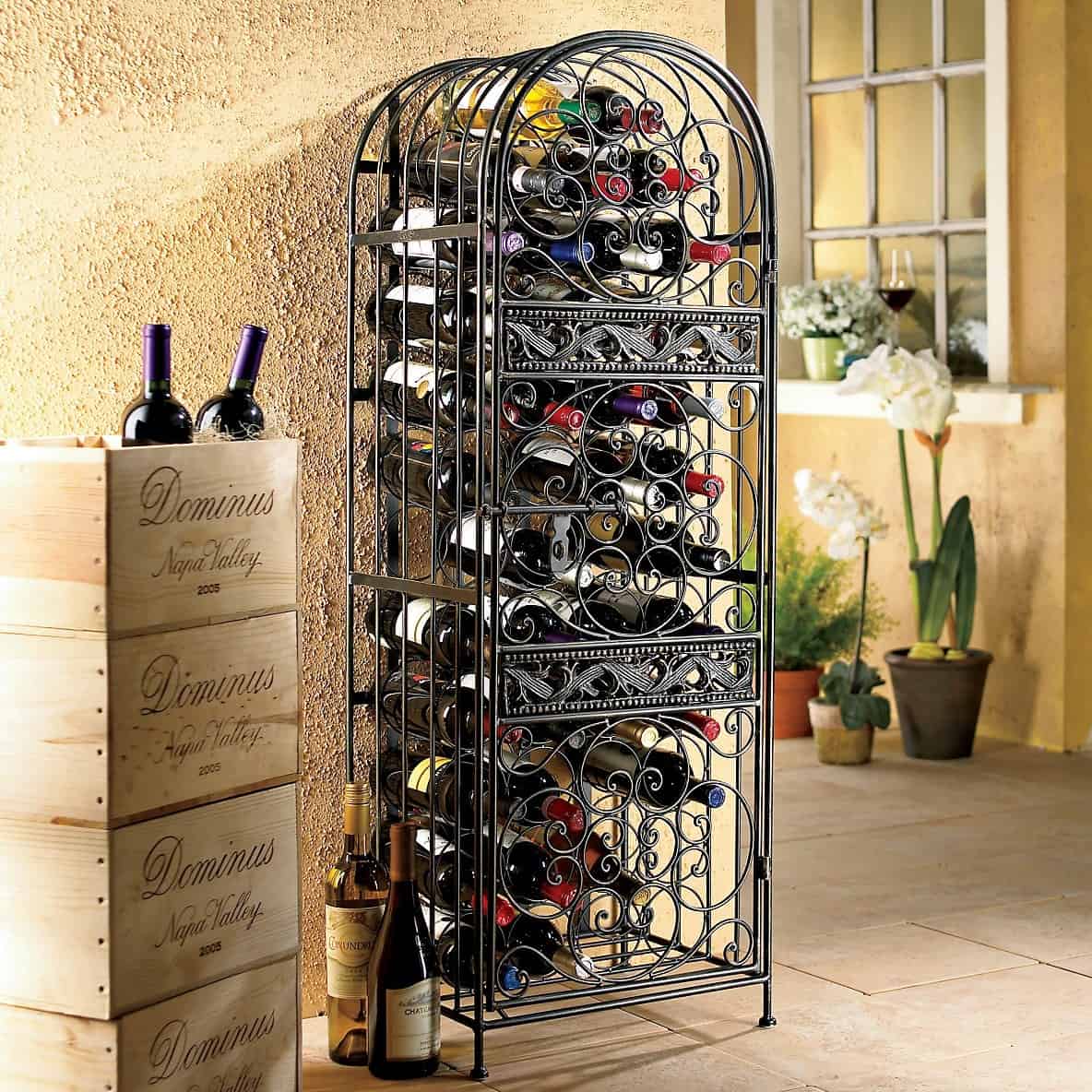 Renaissance 45 Bottle Wine Rack 19 Elegant Wine Rack Design Ideas (3)