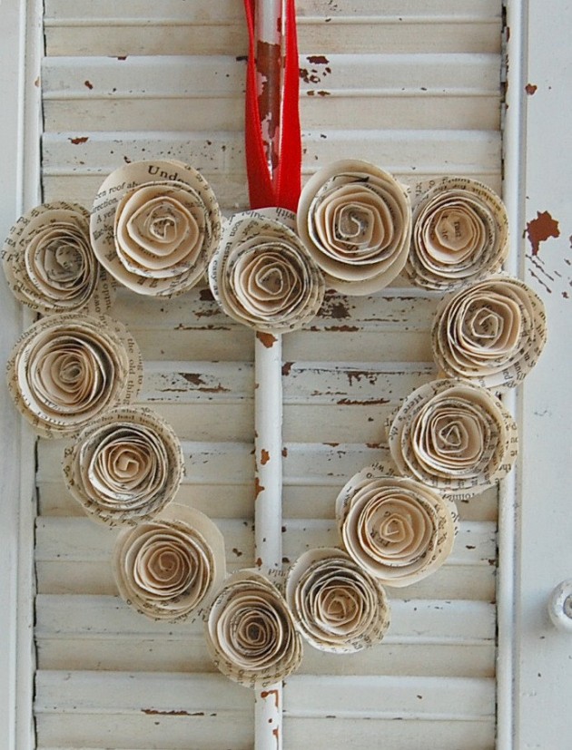 19 Outstanding Handmade Valentine's Wreaths (4)