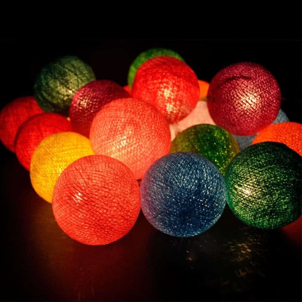 Cotton Balls String Lights 20 Creative and Unique Lighting Designs (16)