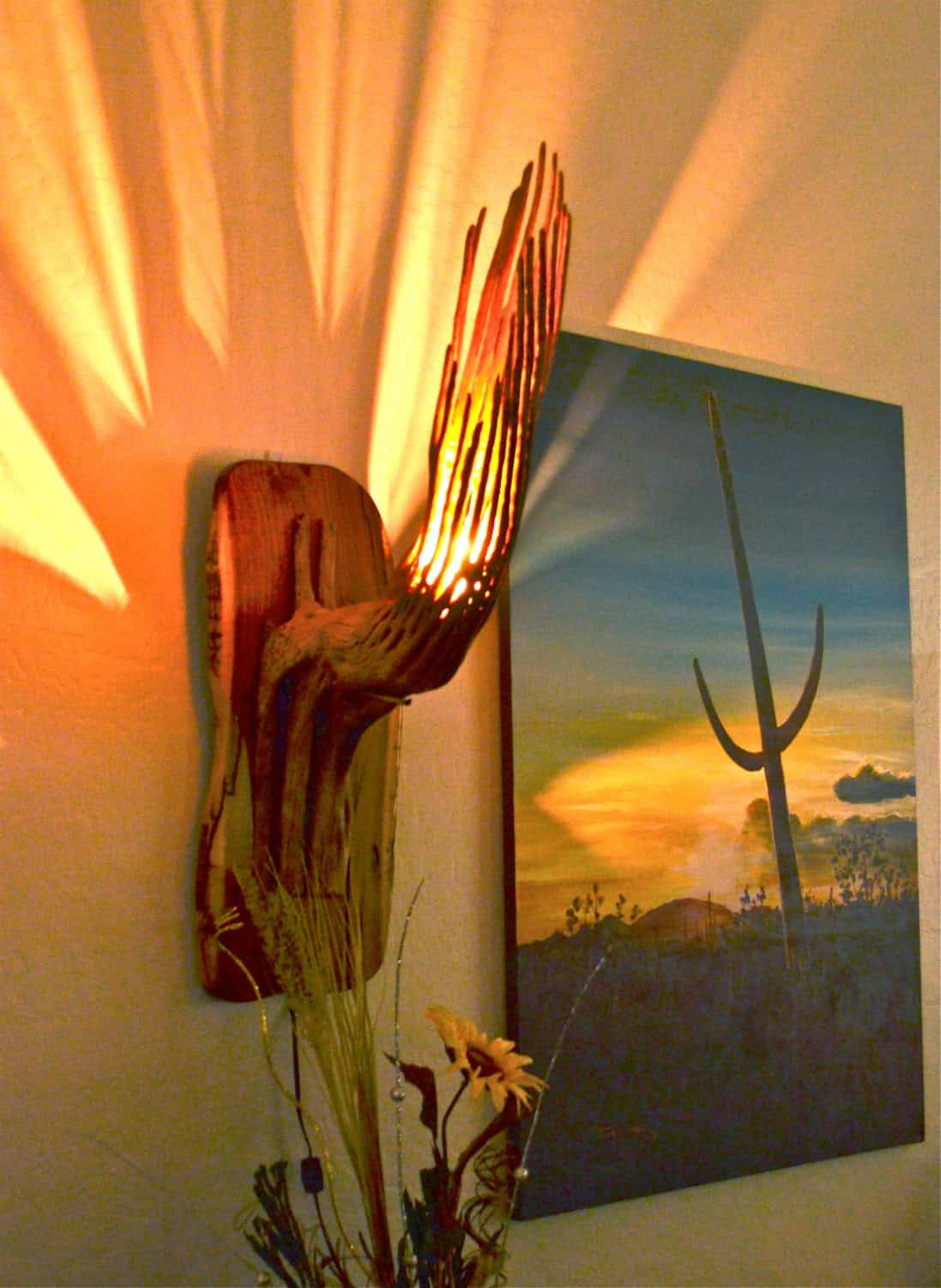 Saguaro Cactus wall sconce 20 Creative and Unique Lighting Designs (19)
