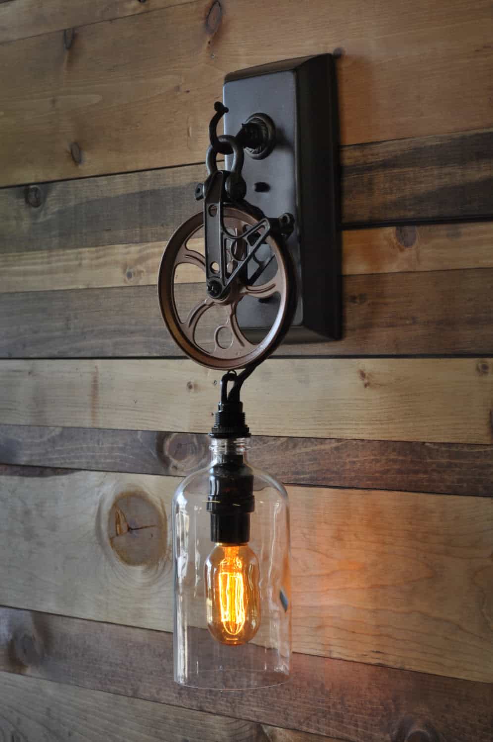 Industriale Wall Sconce – Apothecary Bottle 20 Creative and Unique Lighting Designs (7)
