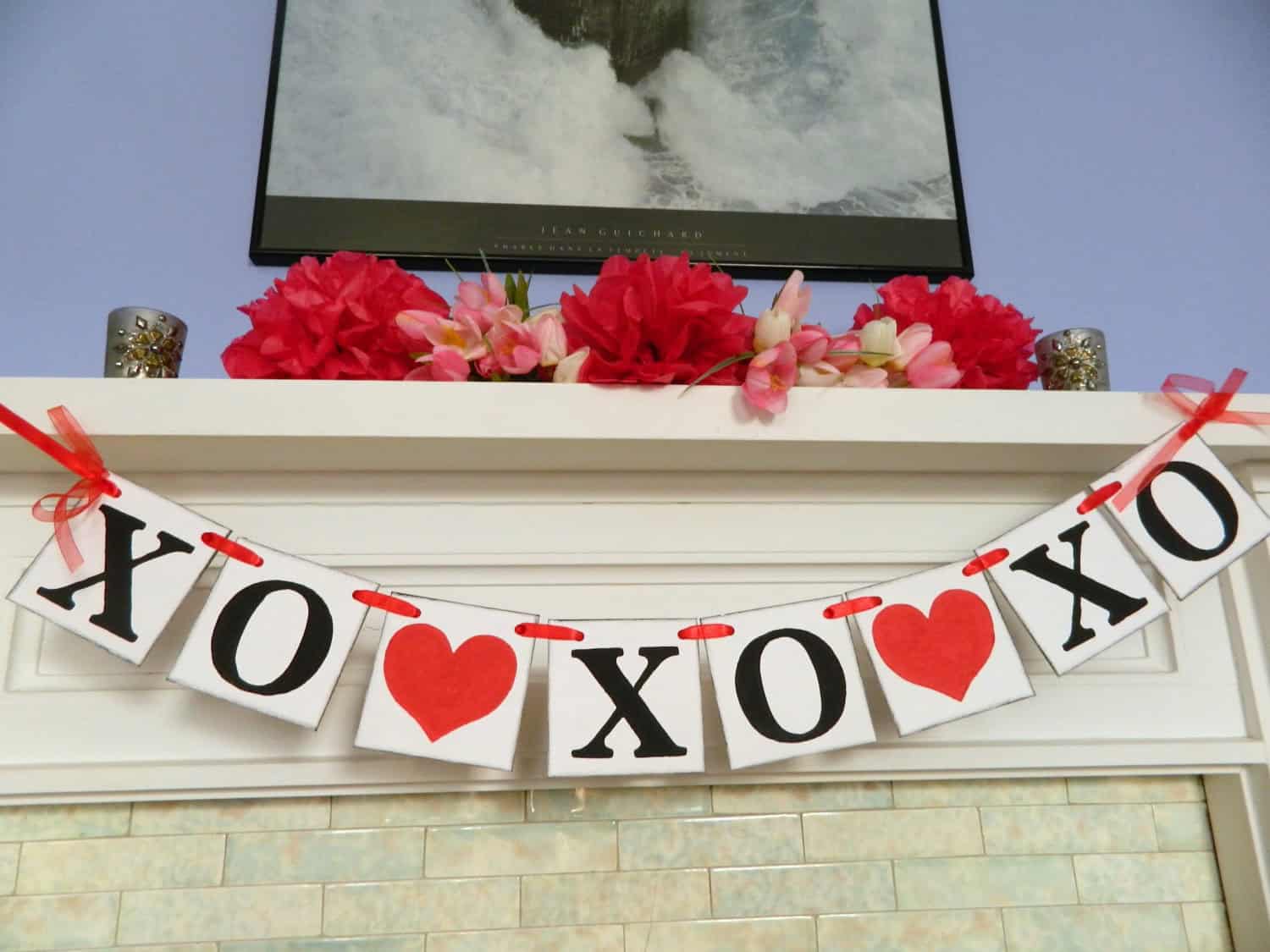 Valentines Day Decor 22 Lovely Valentine's Day Garland Designs (22)