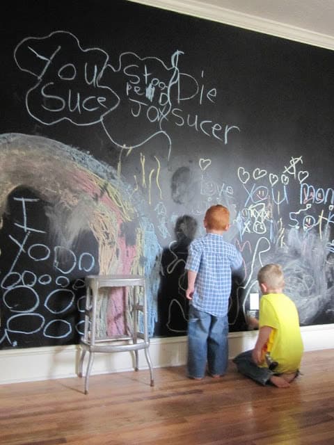 30 Fun Chalkboard Paint Ideas for Kids Room