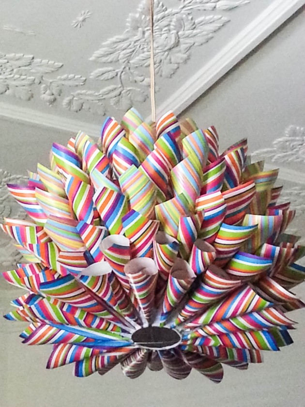 25 Artistic Handmade Paper Lampshades
