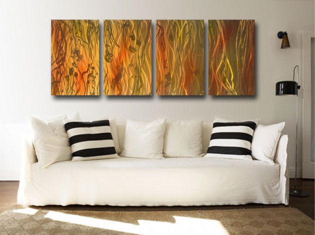 25 Fascinating Handmade Metal Wall Art Pieces