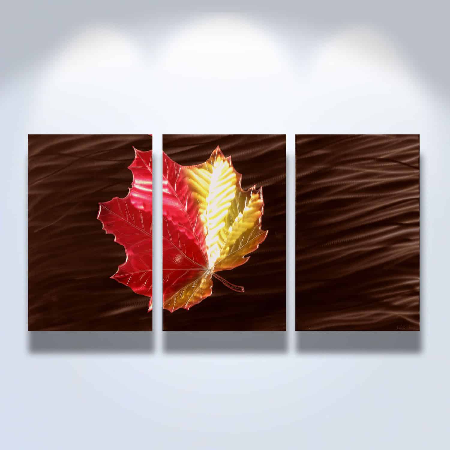 Leaf 2 25 Fascinating Handmade Metal Wall Art Pieces (25)