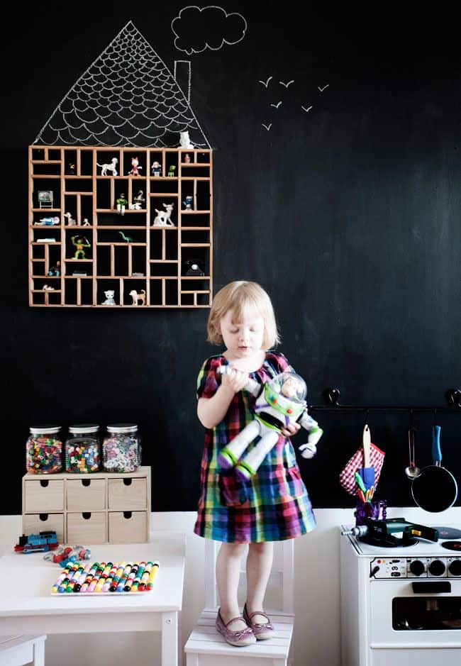 30 Fun Chalkboard Paint Ideas for Kids Room