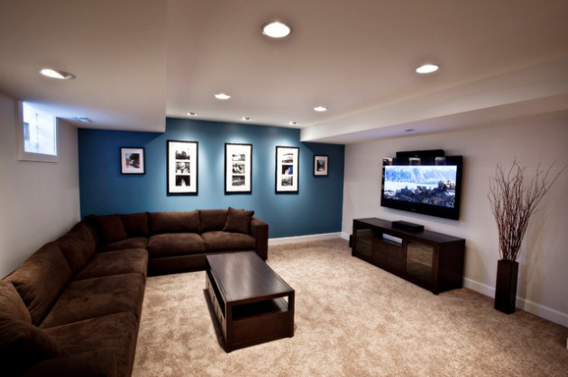 30 Great Design Ideas of Living Rooms With Accented Walls