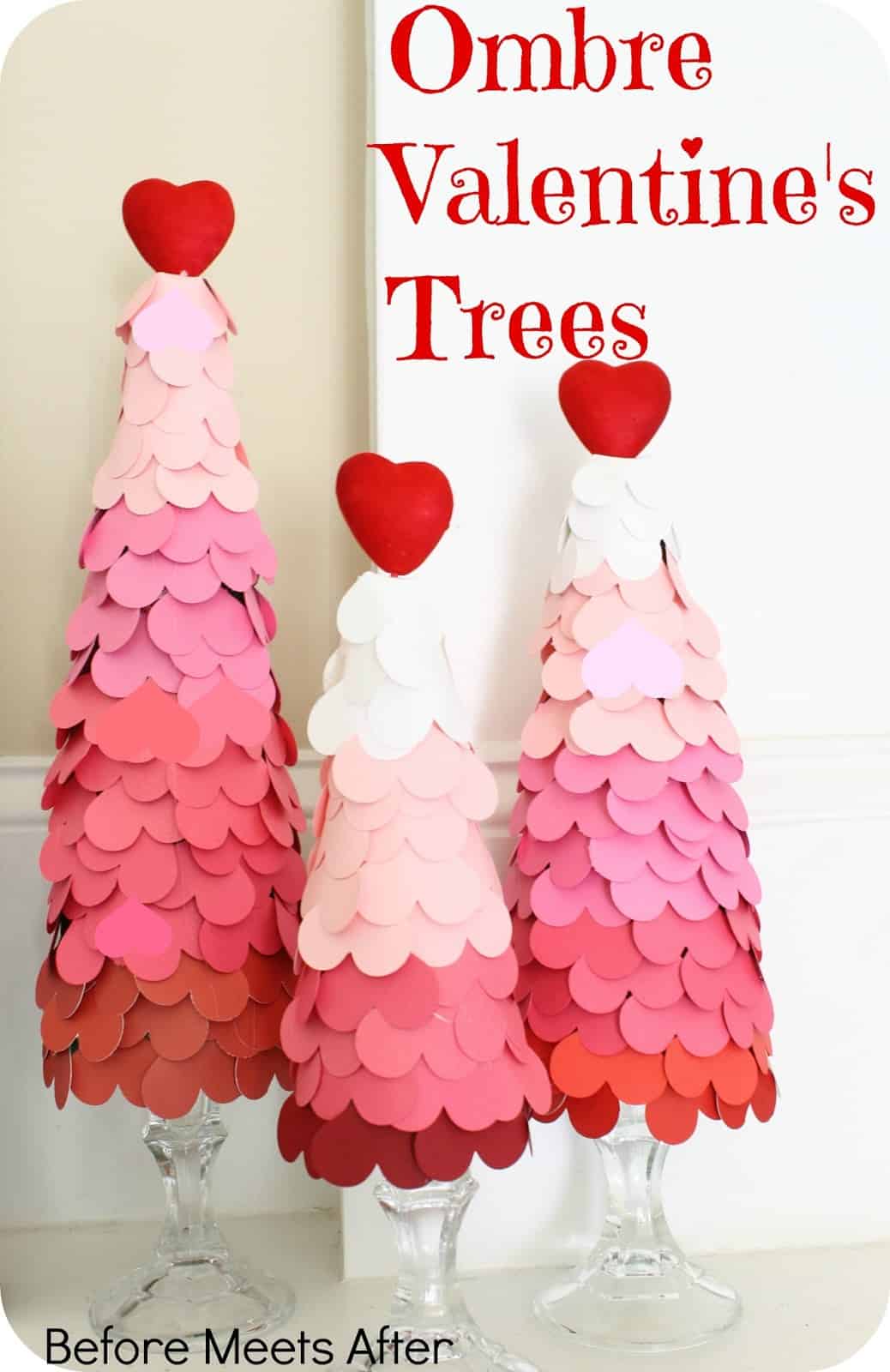 Ombre Valentine’s Day Heart Tree 29