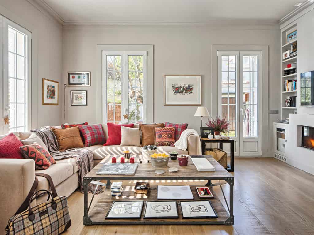 View of 30 Exposed Brick Living Room Ideas That Make Walls Shine