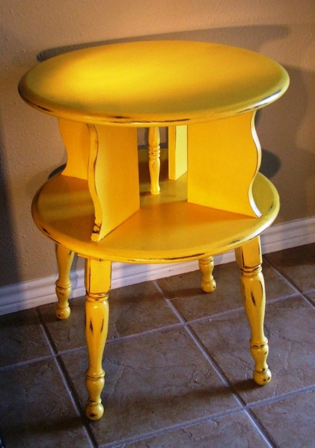23 Expressive Yellow Painted Furniture Ideas
