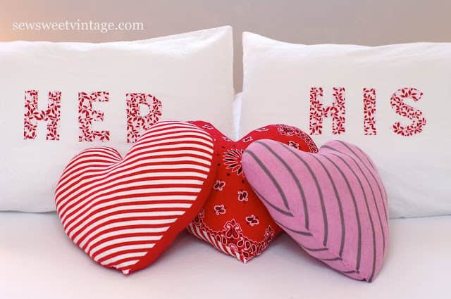 Fancy Valentine`s Day Themed Pillow Cases Design 44