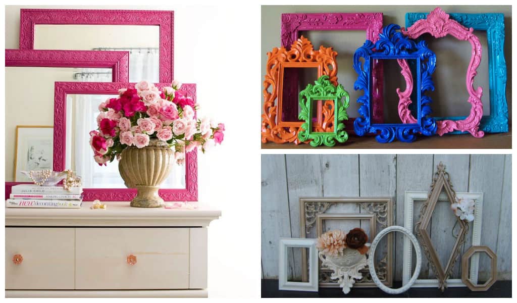 30 Beautiful Painted Vintage Picture Frames