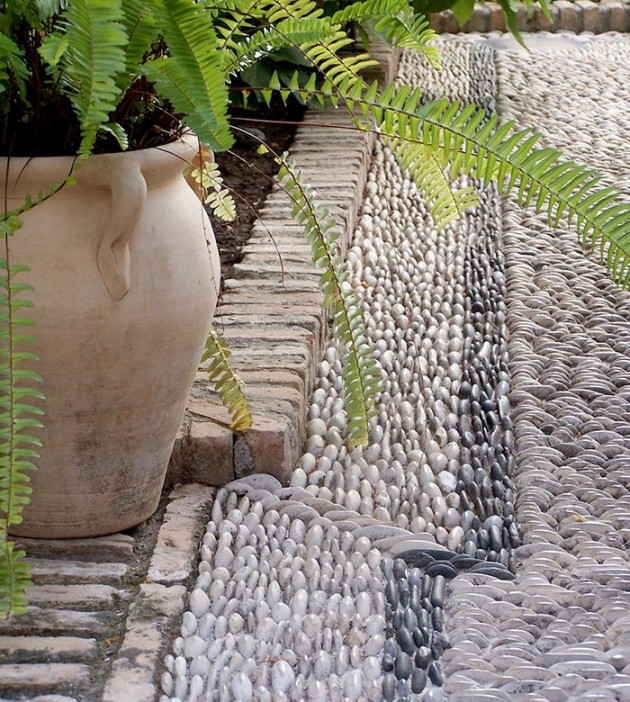 21 Cool Pebble Pathway Design Ideas for Lavishly Garden