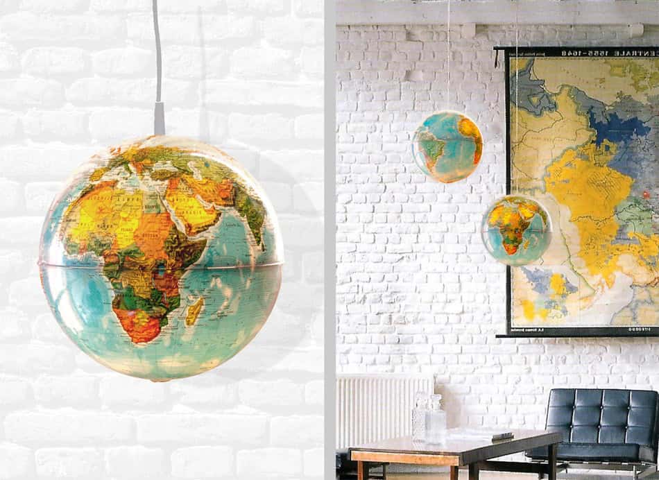 20 Creative DIY Repurposed Globe Ideas 12
