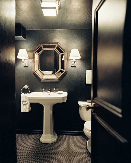 30 Astonishing Black Bathroom Designs
