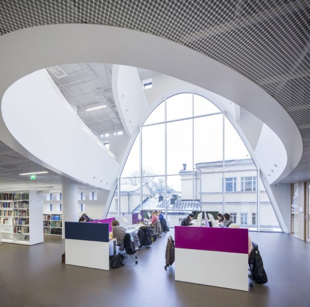 The Main Library at the Helsinki University in Finland