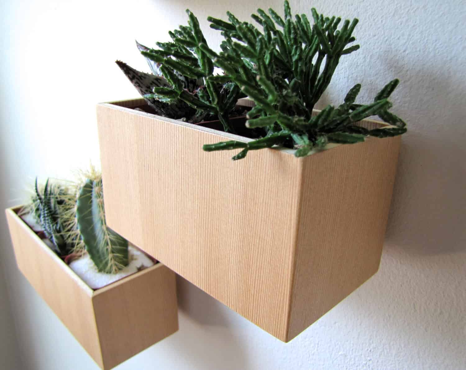 16 Minimalistic Handmade Wooden Planter Designs