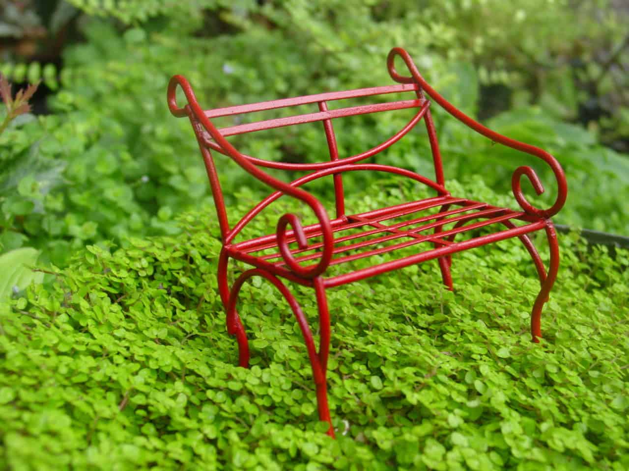 Miniature Garden Bench 16 Wonderful Fairy Tale Miniature Garden Decorations (3)