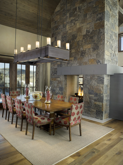 21 Attractive Dining Room FIreplace Ideas for Pleasant Ambience