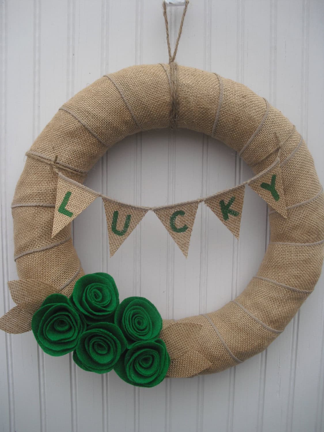 St. Patrick’s Day Wreath Buy it here: www.etsy.com