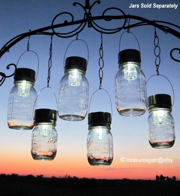 16 Charming Upcycled Outdoor Spring Lighting Ideas