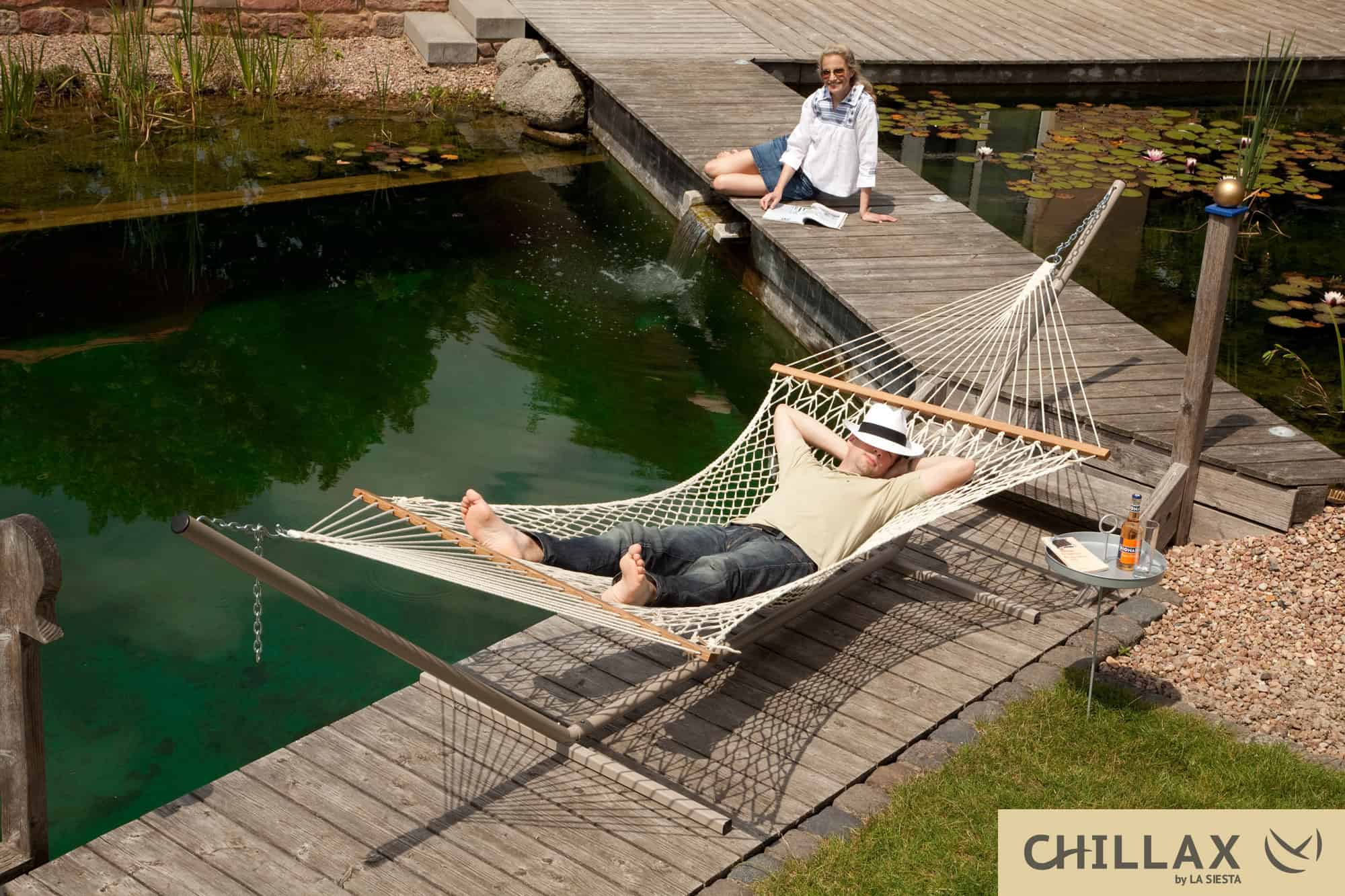 Double Cotton Hammock with Timber Spreader Bar Buy it here: www.wayfair.com