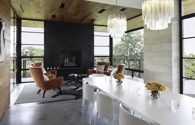 21 Attractive Dining Room FIreplace Ideas for Pleasant Ambience 18
