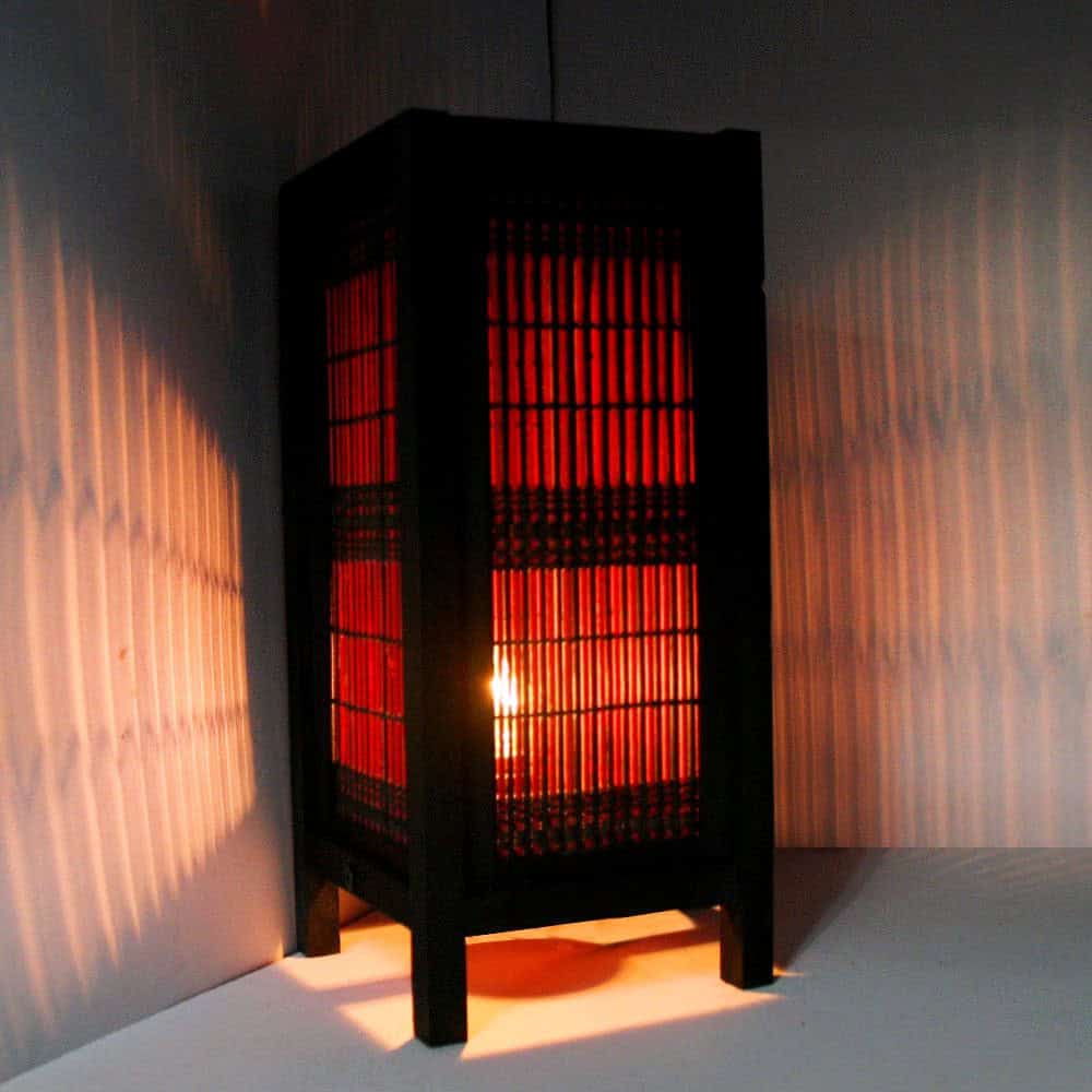 Black Woven Bamboo 22 Handmade Lanterns for a Romantic Valentine's Ambient (11)