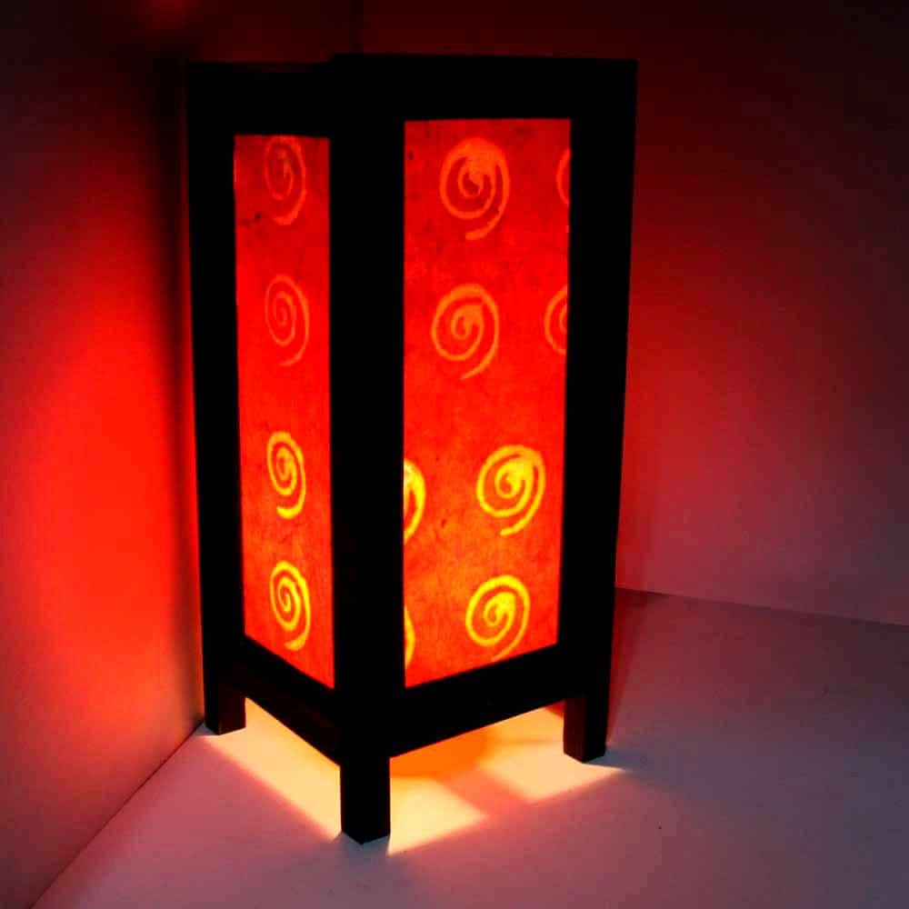 Orange Spiral 22 Handmade Lanterns for a Romantic Valentine's Ambient (15)