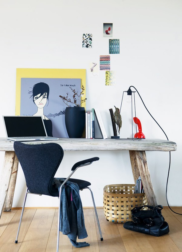 24 Fancy &amp; Fabulous Feminine Office Design Ideas