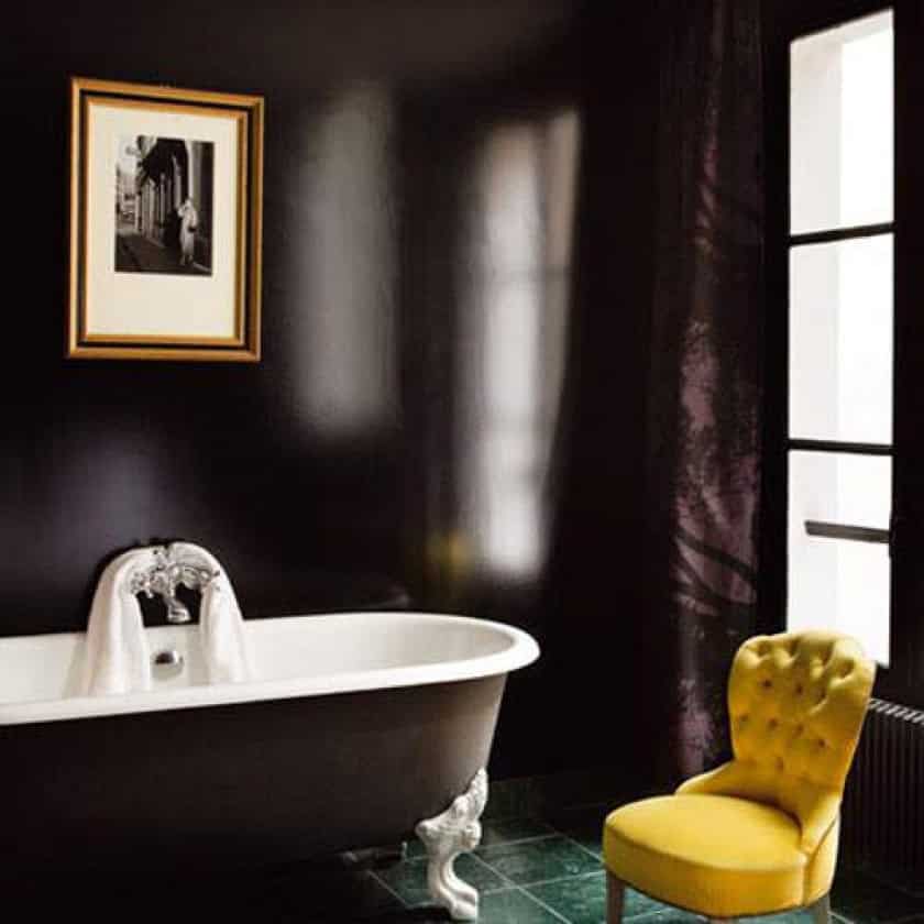30 Astonishing Black Bathroom Designs 29