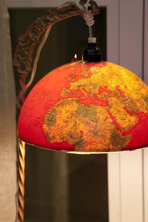 20 Creative DIY Repurposed Globe Ideas