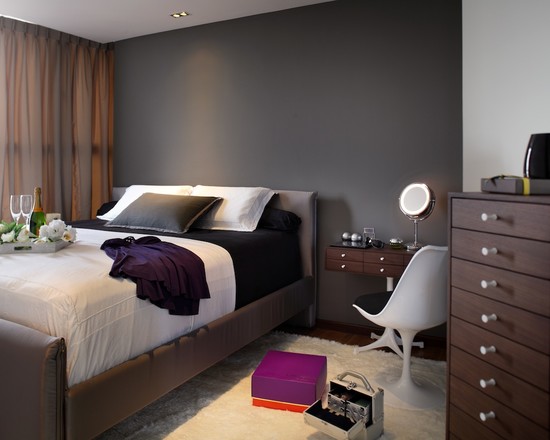 30 Stunning Bedroom Design Ideas in Grey Color