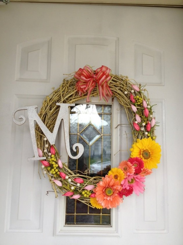 25 Lovely DIY Spring-Easter Wreaths