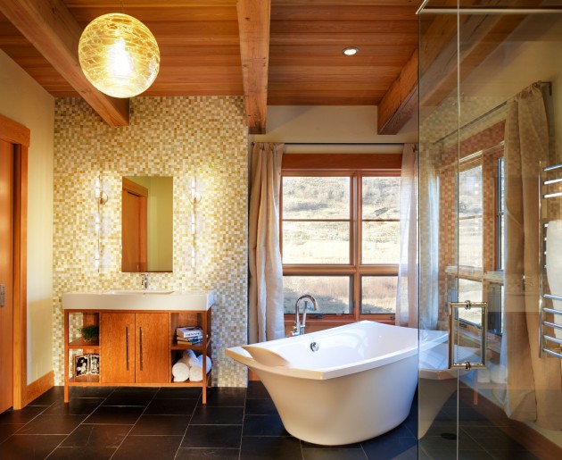 18 Exquisite Contemporary Wooden Bathroom Design Ideas