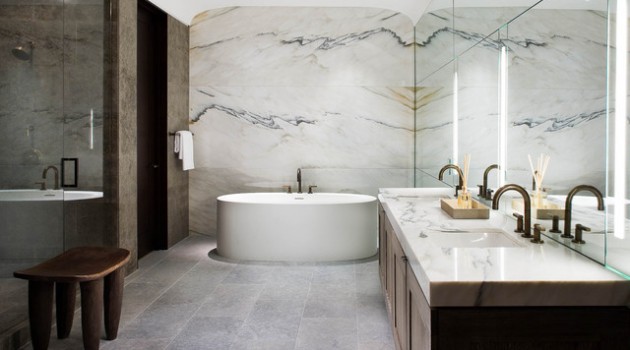27 Exquisite Marble Bathroom Design Ideas