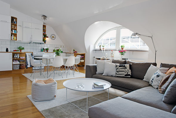 Stunning Attic Apartment in Gothenburg, Sweden